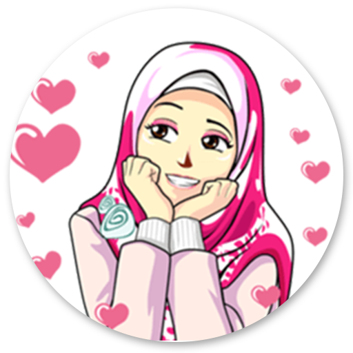 Best Sticker Cute Hijab Islamic - WAStickerApps icon