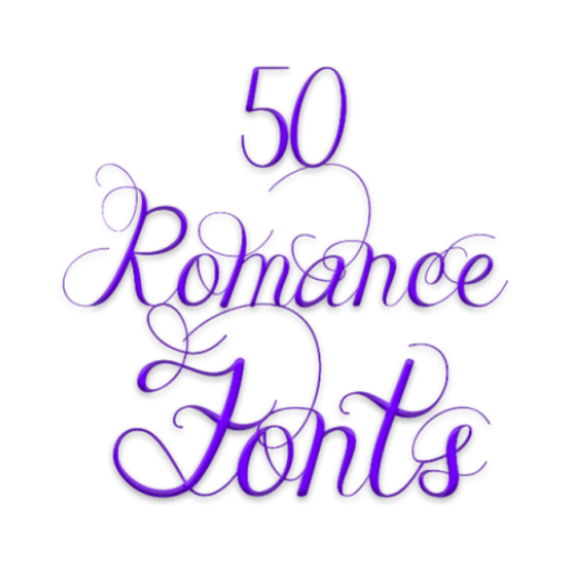 Romance Fonts Message Maker icon