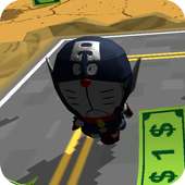 3D Captain Cat Man Run Game