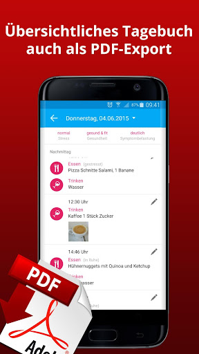 Ernährungs- & Symptom Tagebuch 4 تصوير الشاشة