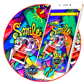Graffiti Colorful Launcher Theme🎨 icon