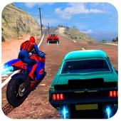 Superhero Car Vs Bike Race Ultimate icon