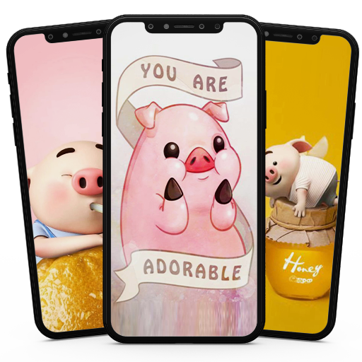 ikon Cute Pig Wallpaper