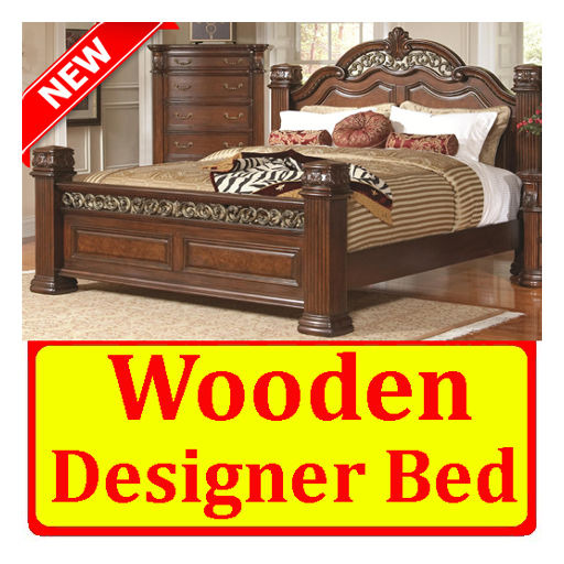 Wooden Designer Bed icon