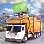 Garbage Truck Big City Driver icon