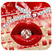 Diamond Red Lip Keyboard icon