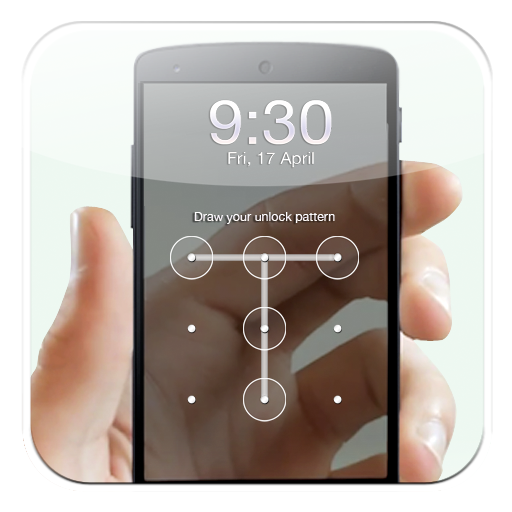 Transparent Pattern Lock icon