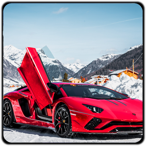 Lamborghini Car Snow Racing icon