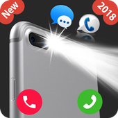 Flash on call and sms icon
