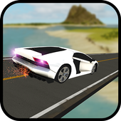 Free Fall Jungle Mega Car Ramps 3D Stunts icon