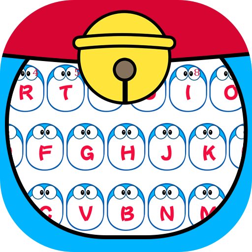 Blue cat keyboard icon