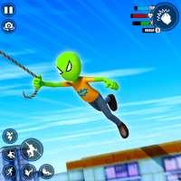 Stickman Rope Hero Gangster - Stickman Ice Hero 3D