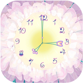 Flower Clock Live Wallpapers icon