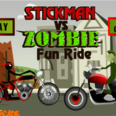 Stickman vs Zombie Fun Ride icon