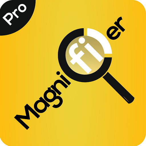 Magnifying glass with Light icon
