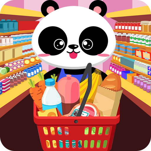 panda supermarket match 3 icon