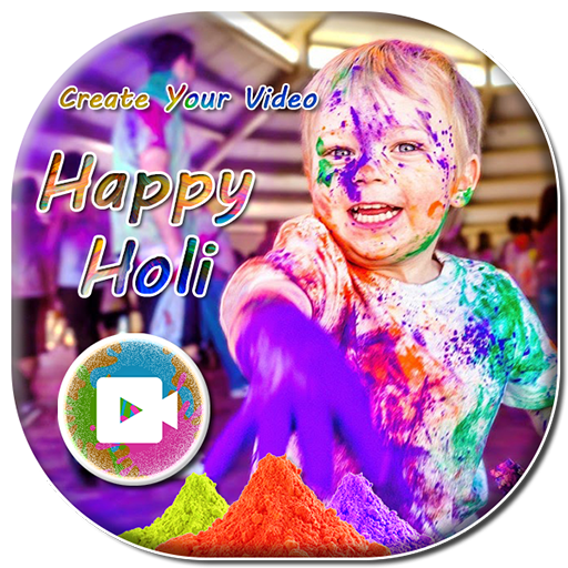Happy Holi Photo Video Maker icon