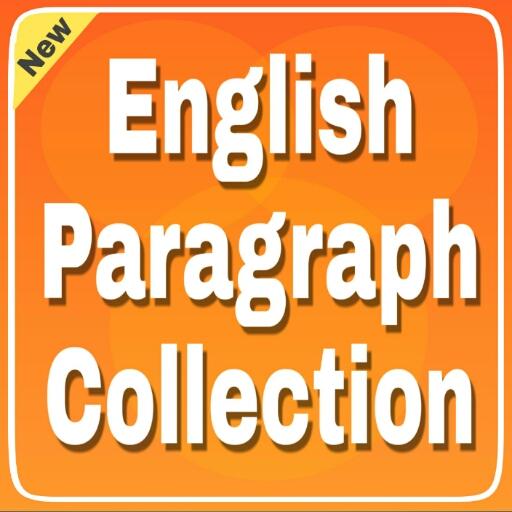English paragraph collection icon