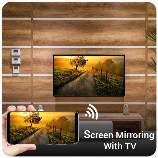 Screen Mirroring with TV Mobile Screen to TV icon
