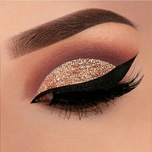 simple make up , daily makeup and party makeup icon