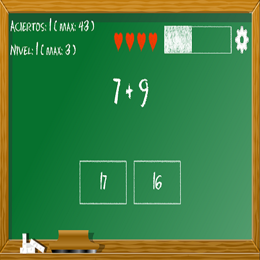 Maths game: mental calculation. icon