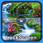 Blue Waterfall Lock Screen icon