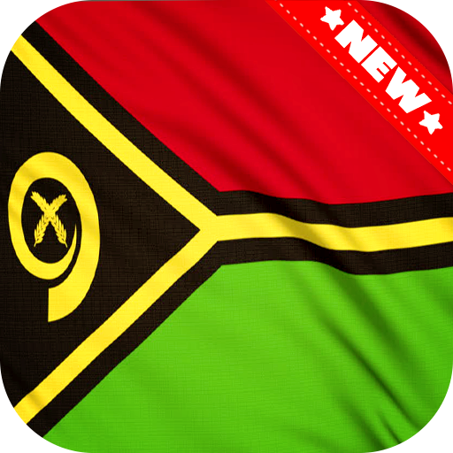 Vanuatu Flag Wallpaper - Drapeau Vanuatu icon