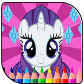 Coloring little pony  princess go icon