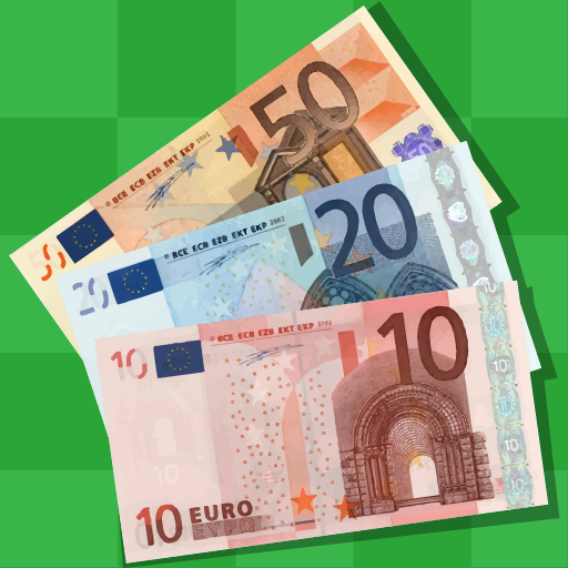 Calculating with money icon