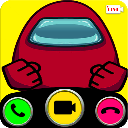 video call and chat simulator for among us icon