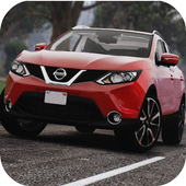 Hybrid Car Nissan Qashqai - Home Driving icon