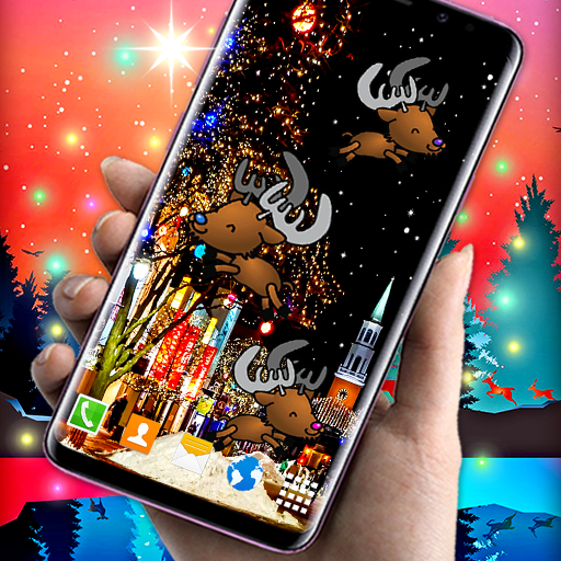 Reindeer HD Live Wallpaper أيقونة