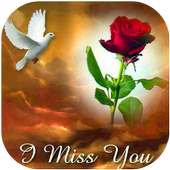 Miss you images - miss you photo frame on 9Apps