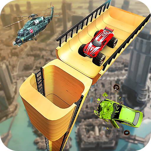monster truck extreme stunts: vertical mega ramp icon