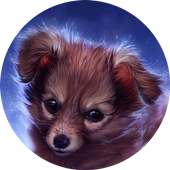 Pretty puppy live wallpaper on 9Apps