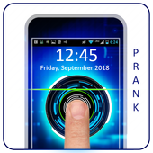Fingerprint Lock Screen Simulated Prank icon