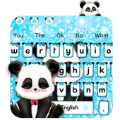 Cute Furry Panda Keyboard Theme icon
