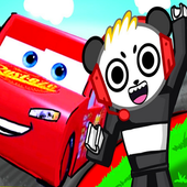 combo panda car icon