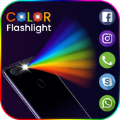 Color Flashlight on Call &amp; SMS : Torch LED Flash icon