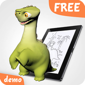 Живые раскраски - 3d coloring иконка