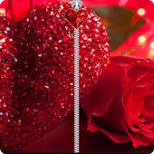 Love Zipper Screen Lock icon