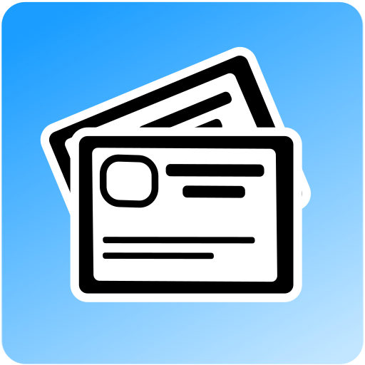 Business card - share icon