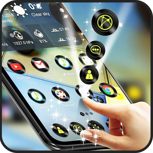 Launcher and fingerprint icon