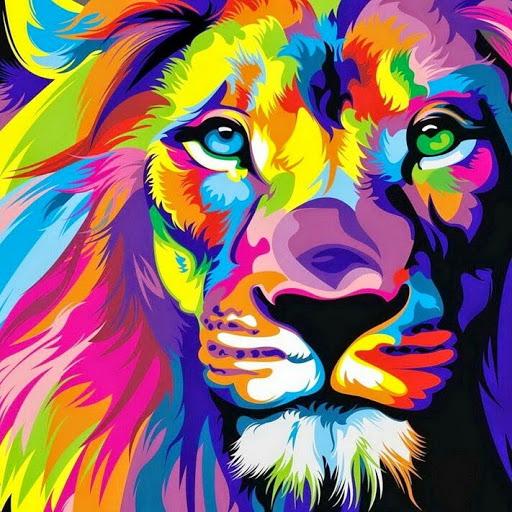 Лев обои иконка