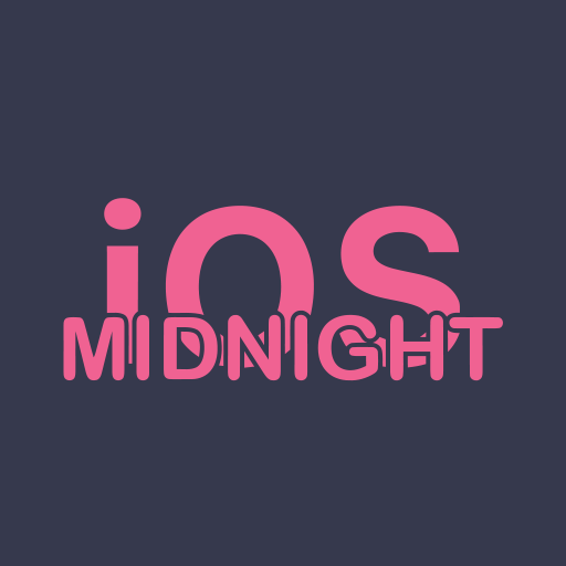 iOS Midnight Free - EMUI 9.0/9.1 Theme أيقونة