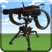 MCPE Gun Mod - Machine Gun Turret icon