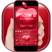 New Red Apple 8 Keyboard icon