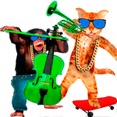 Talking Monkey vs Singing Cat icon