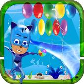 pj cat bubble shooter icon