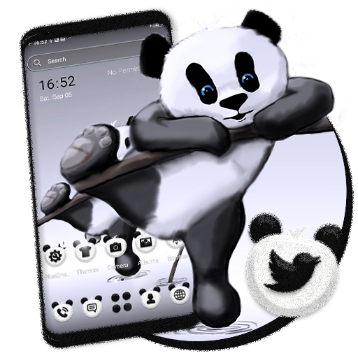 Cute Panda Theme icon